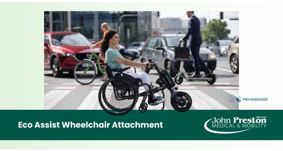 Get out there with the EcoAssist Wheelchair Power Attachment