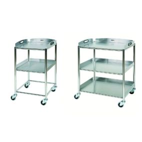 Stainless Steel Surgical Trolley with Trays