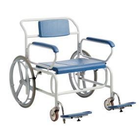 XXL Rehab Bariatric Self Propelled Shower Commode Chair