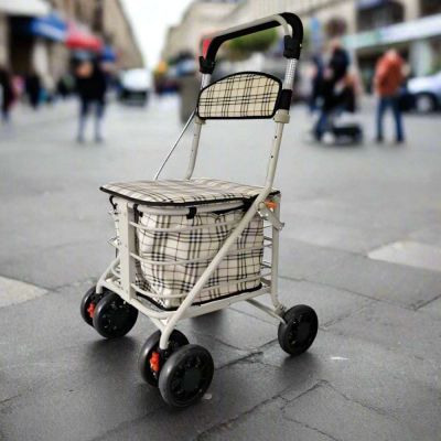 Shopping Trolley with Seat